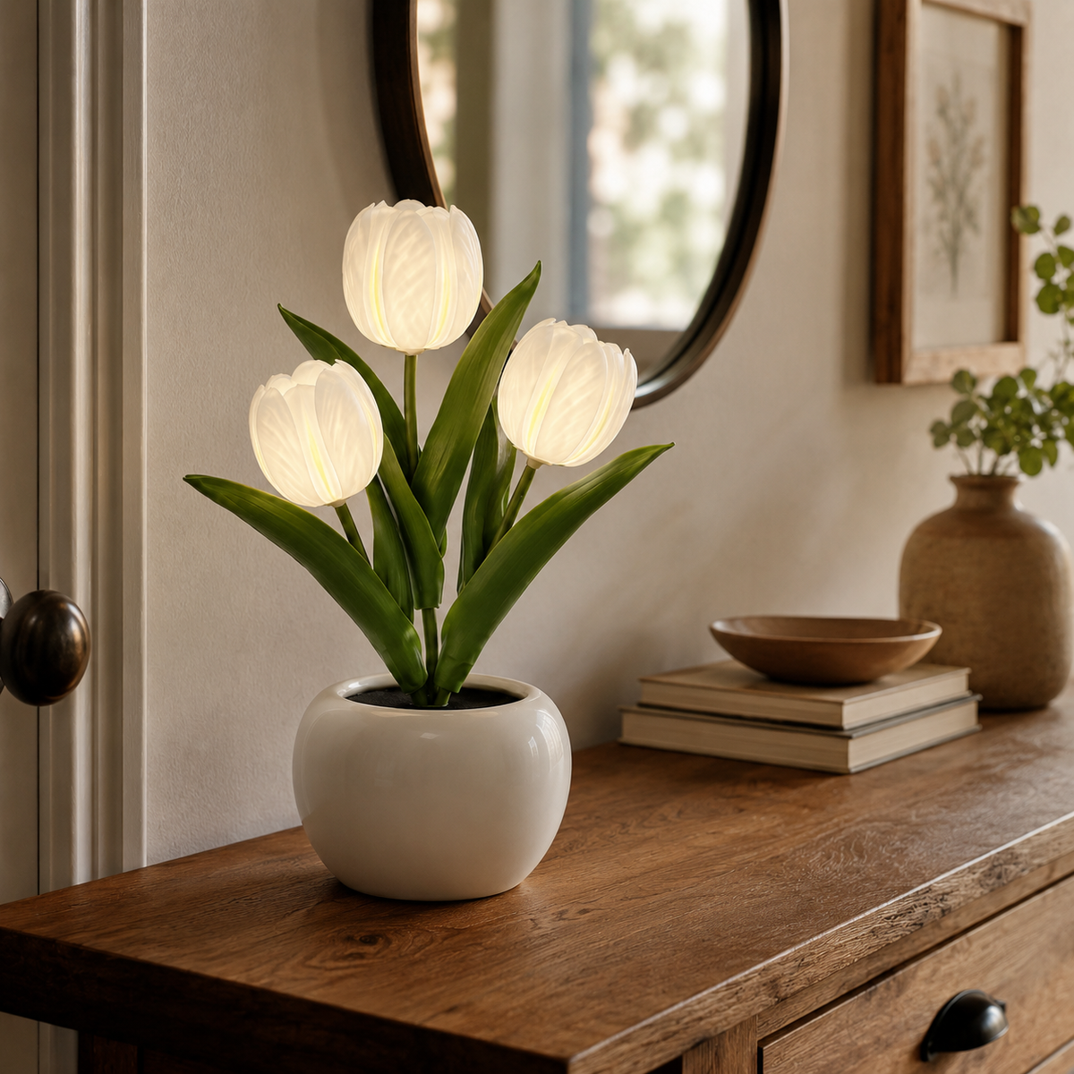 Lavisa - Realistic LED Tulip Flower Table Lamp