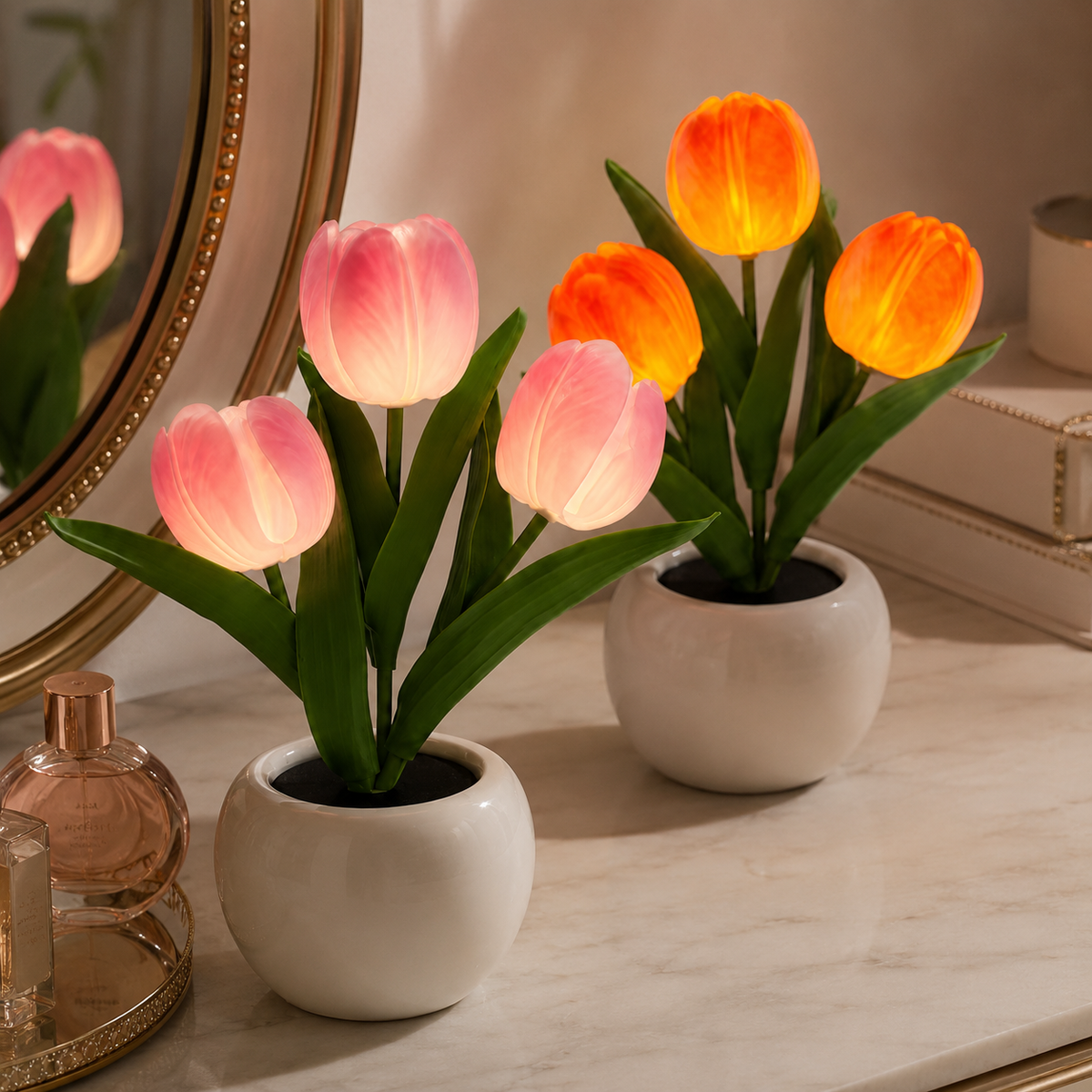 Lavisa - Realistic LED Tulip Flower Table Lamp