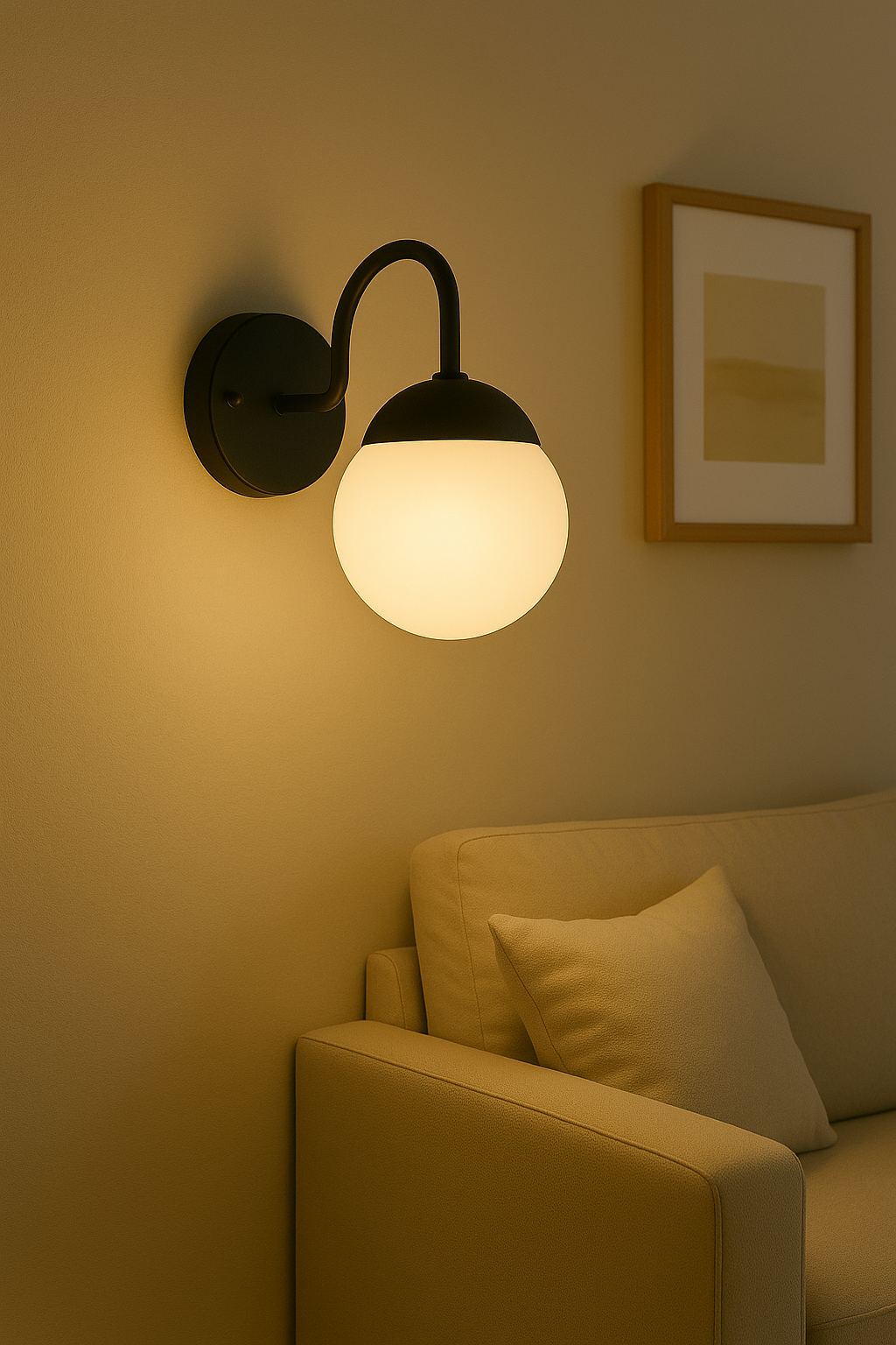Lavisa - Modern Globe Indoor Wall Lamp