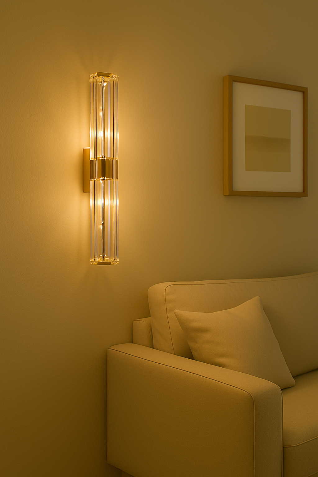 Lavisa - Vertical Crystal Wall Lamp