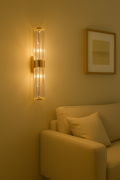 Lavisa - Vertical Crystal Wall Lamp