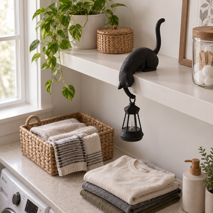 Lavisa - Decorative Cat Shelf Accent Lamp