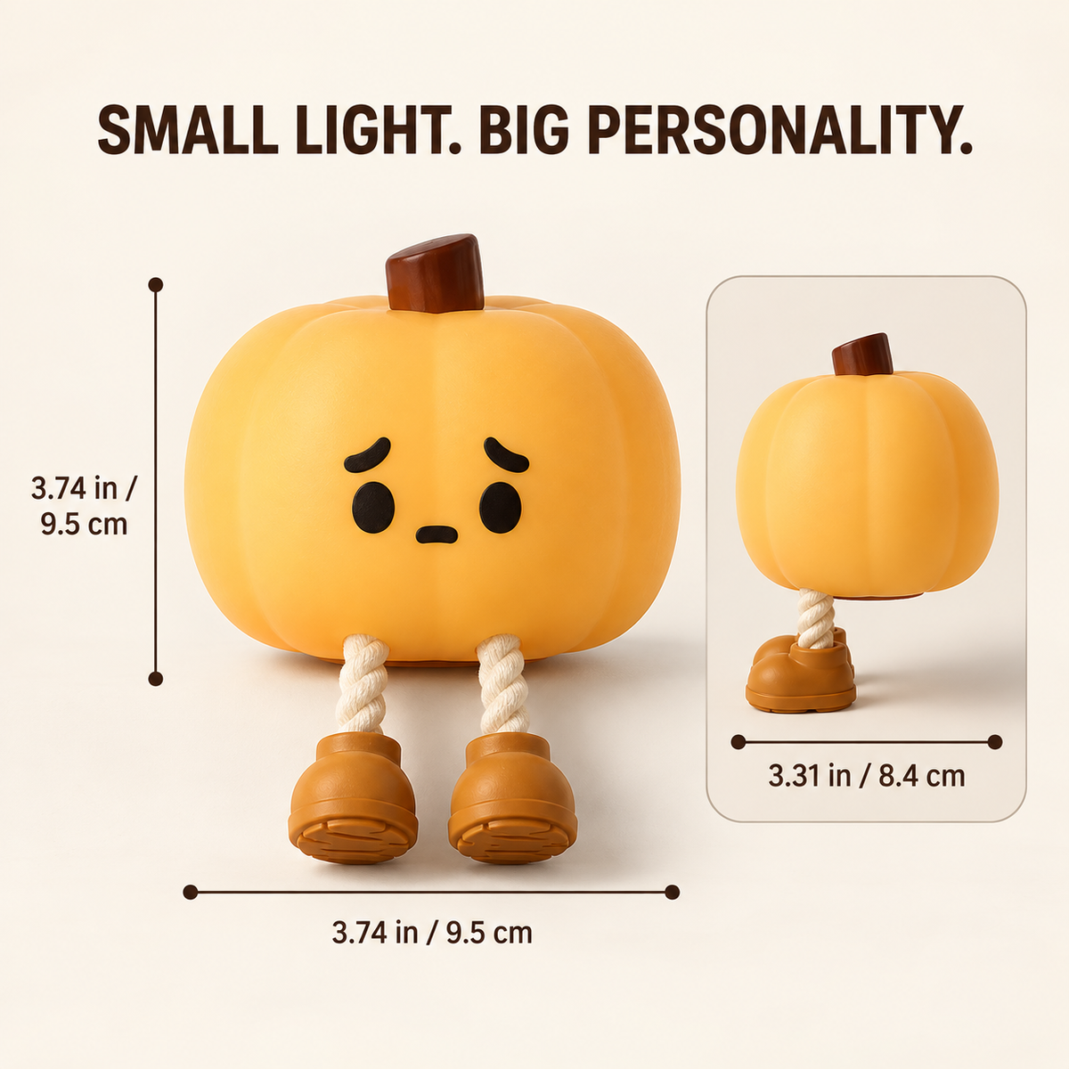 Lavisa - Squishy Pumpkin Silicone Night Light