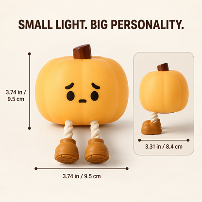 Lavisa - Squishy Pumpkin Silicone Night Light