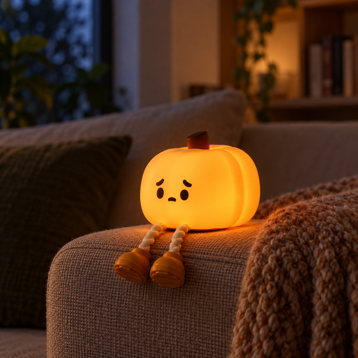 Lavisa - Squishy Pumpkin Silicone Night Light