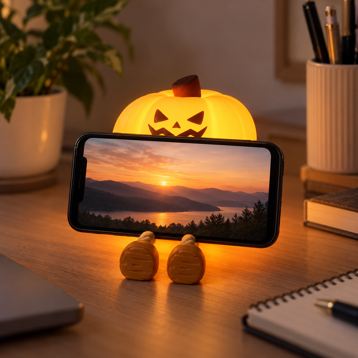Lavisa - Squishy Pumpkin Silicone Night Light