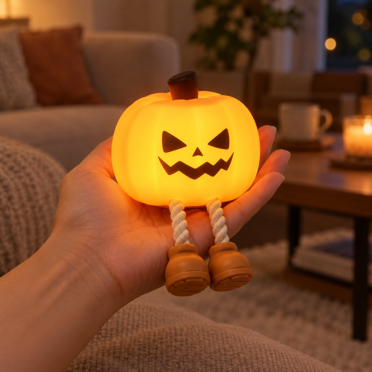 Lavisa - Squishy Pumpkin Silicone Night Light