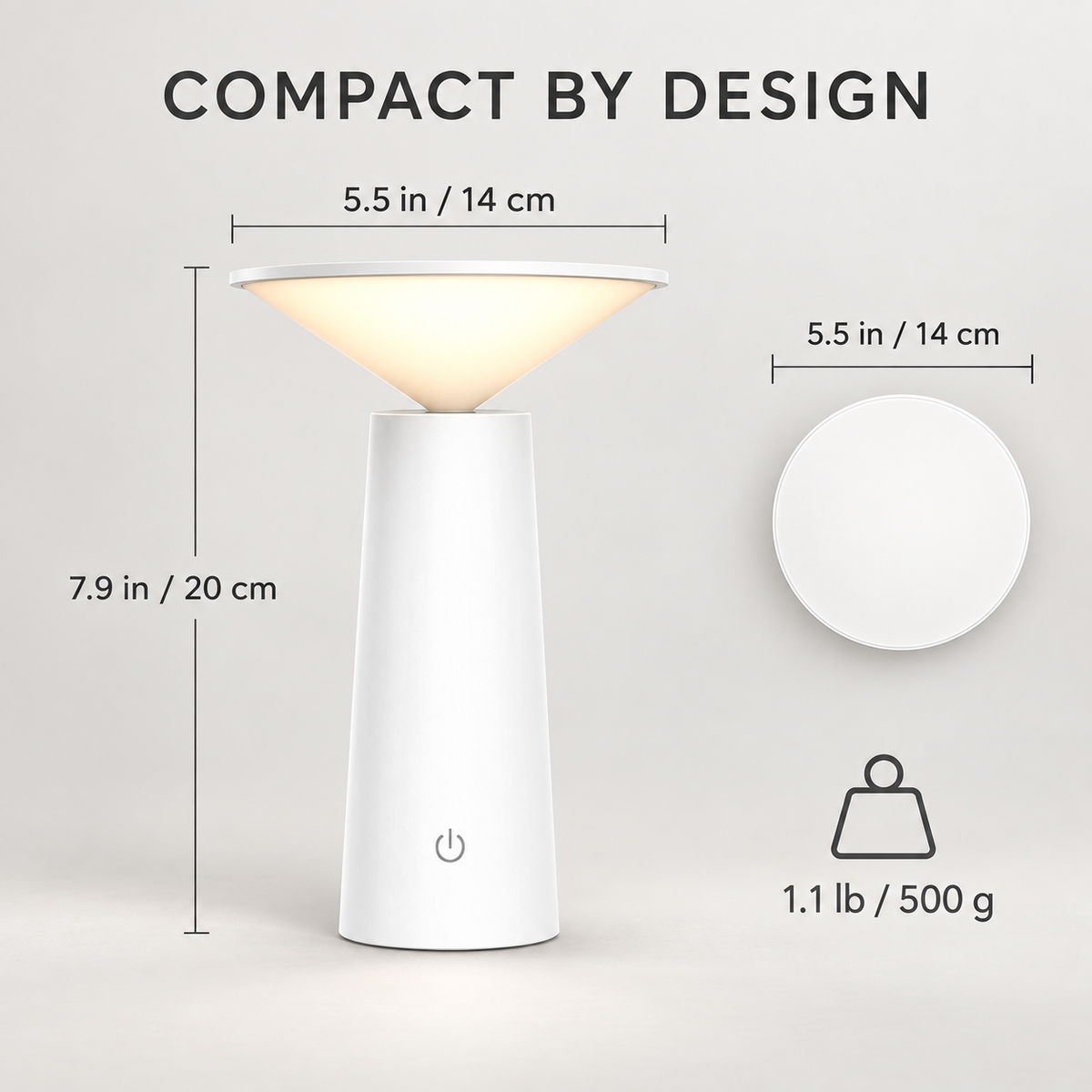 Lavisa - Portable Rechargeable Table Lamp