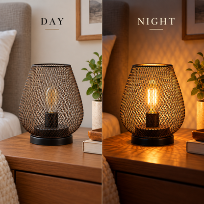 Lavisa - Woven Metal Cordless Decorative Table Lamp