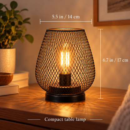 Lavisa - Woven Metal Cordless Decorative Table Lamp