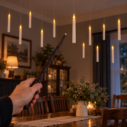 Lavisa - Floating Flameless LED Candles with Wand Remote