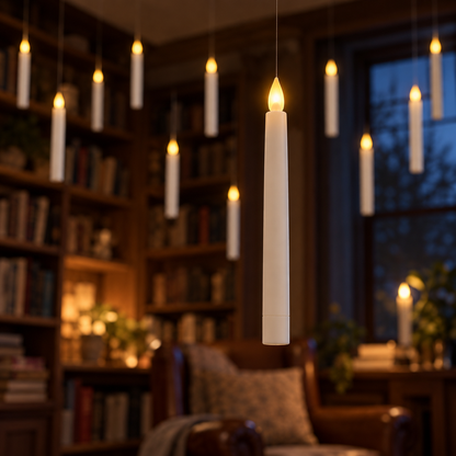 Lavisa - Floating Flameless LED Candles with Wand Remote