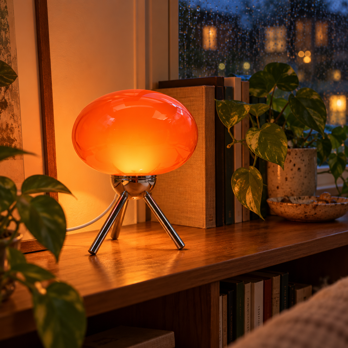 Lavisa - Sculptural Glass Dome Table Lamp