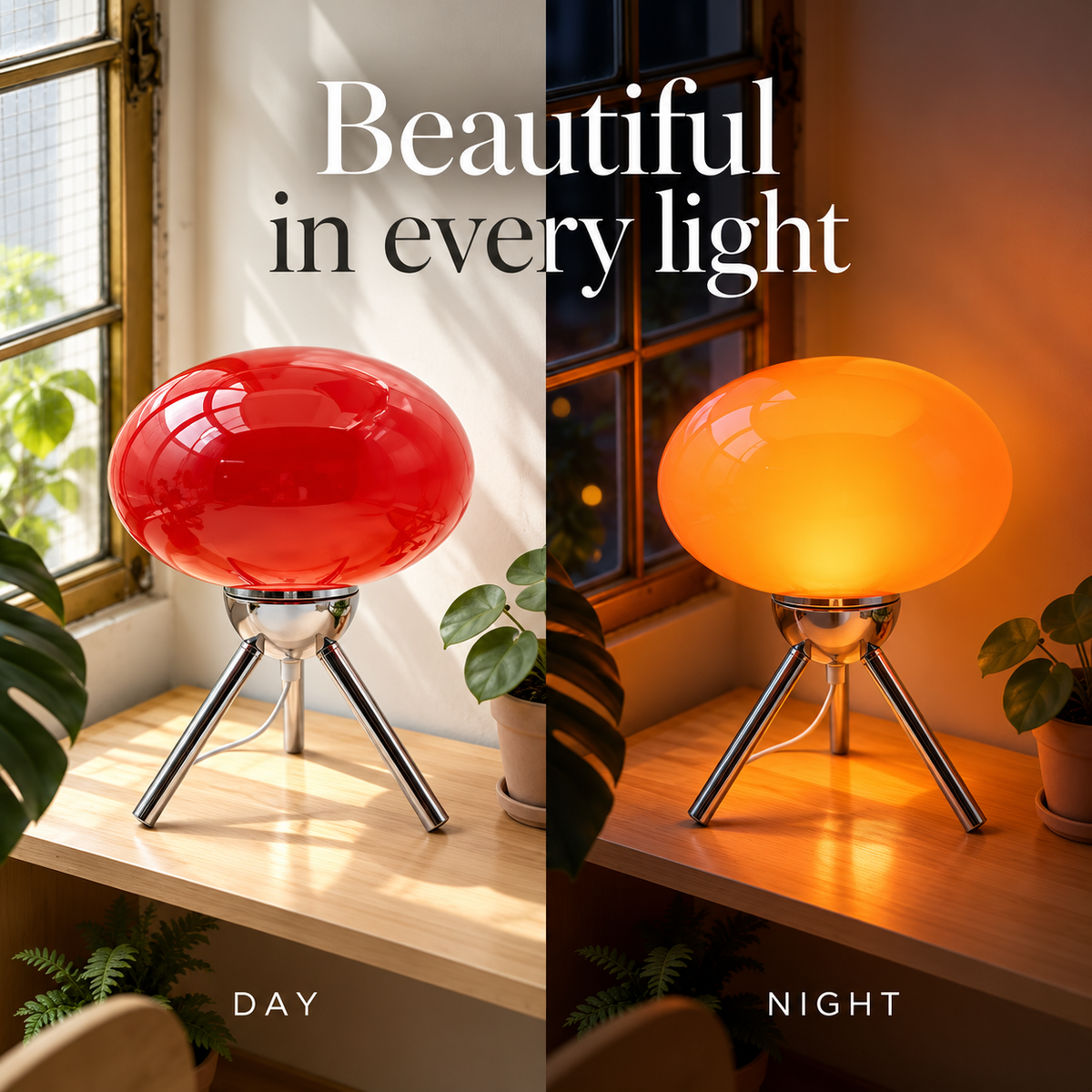 Lavisa - Sculptural Glass Dome Table Lamp