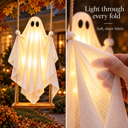 Lavisa - Glowing Porch Ghost Halloween Decoration