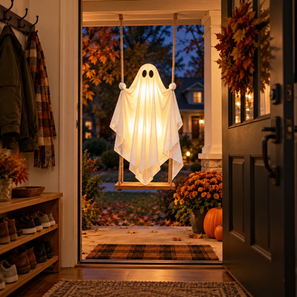 Lavisa - Glowing Porch Ghost Halloween Decoration