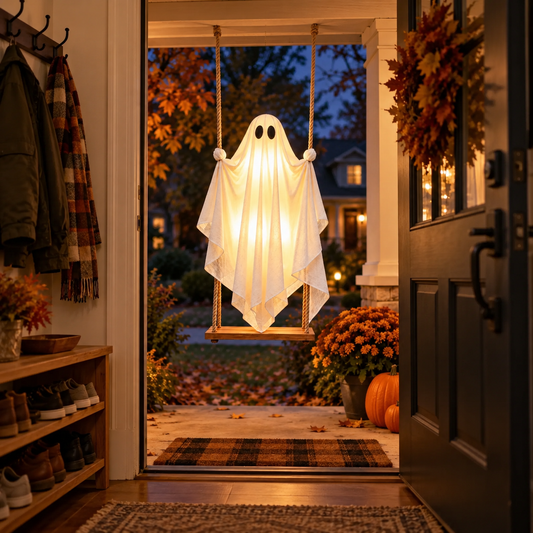 Lavisa - Glowing Porch Ghost Halloween Decoration
