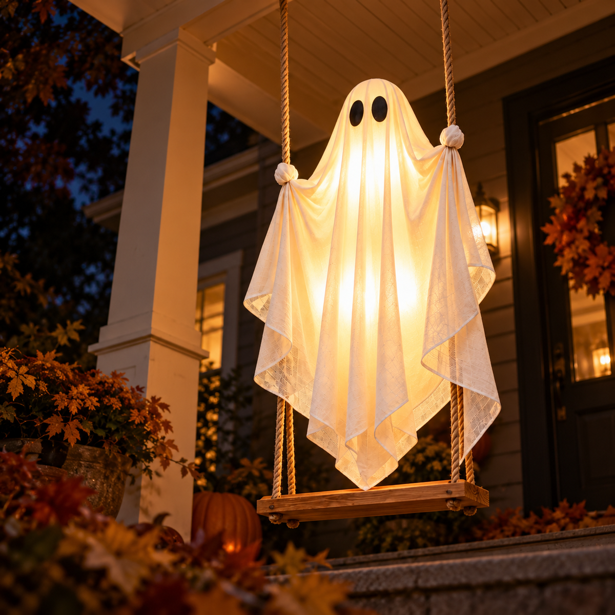 Lavisa - Glowing Porch Ghost Halloween Decoration