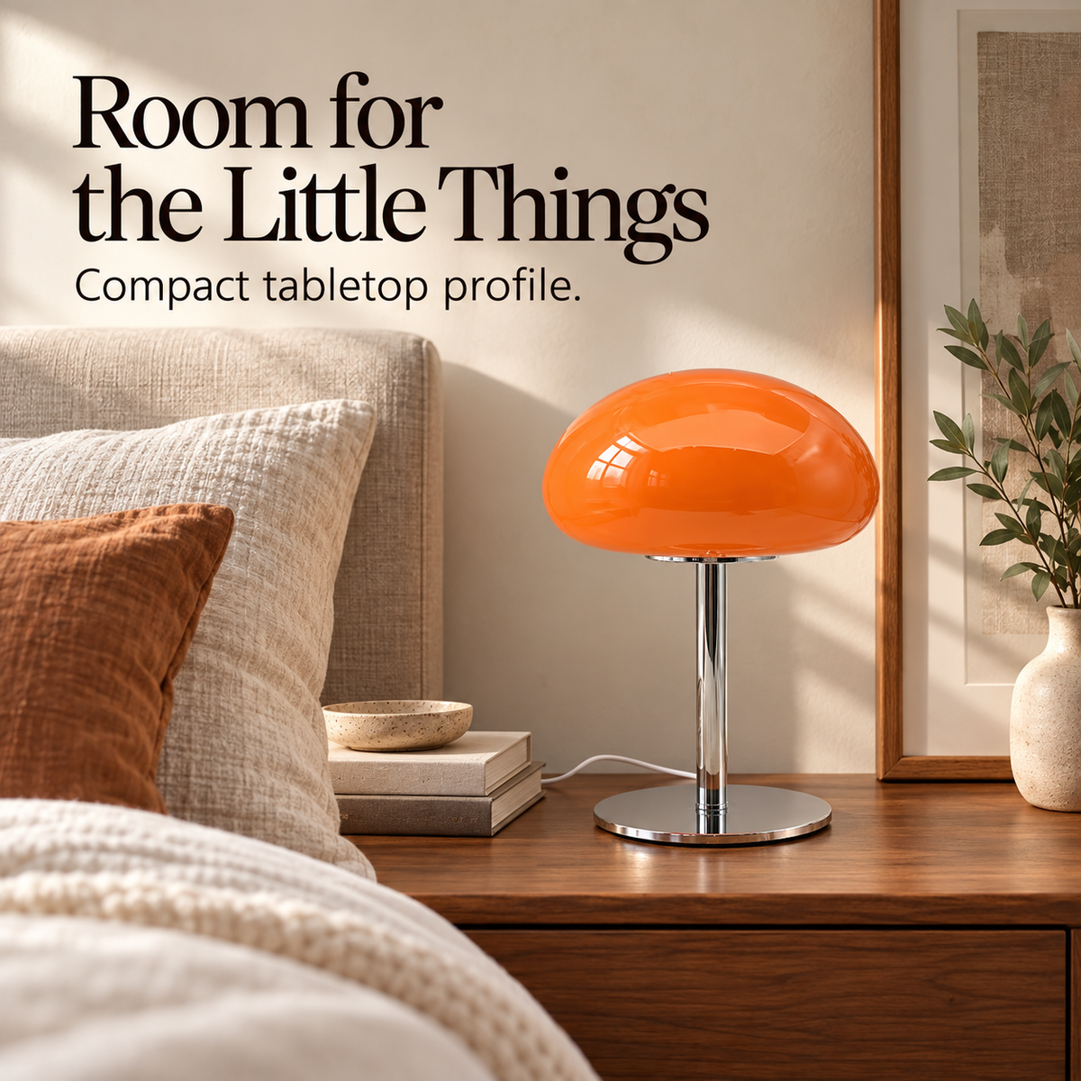 Lavisa - Cloud Glass Bedside Table Lamp with Touch Dimming