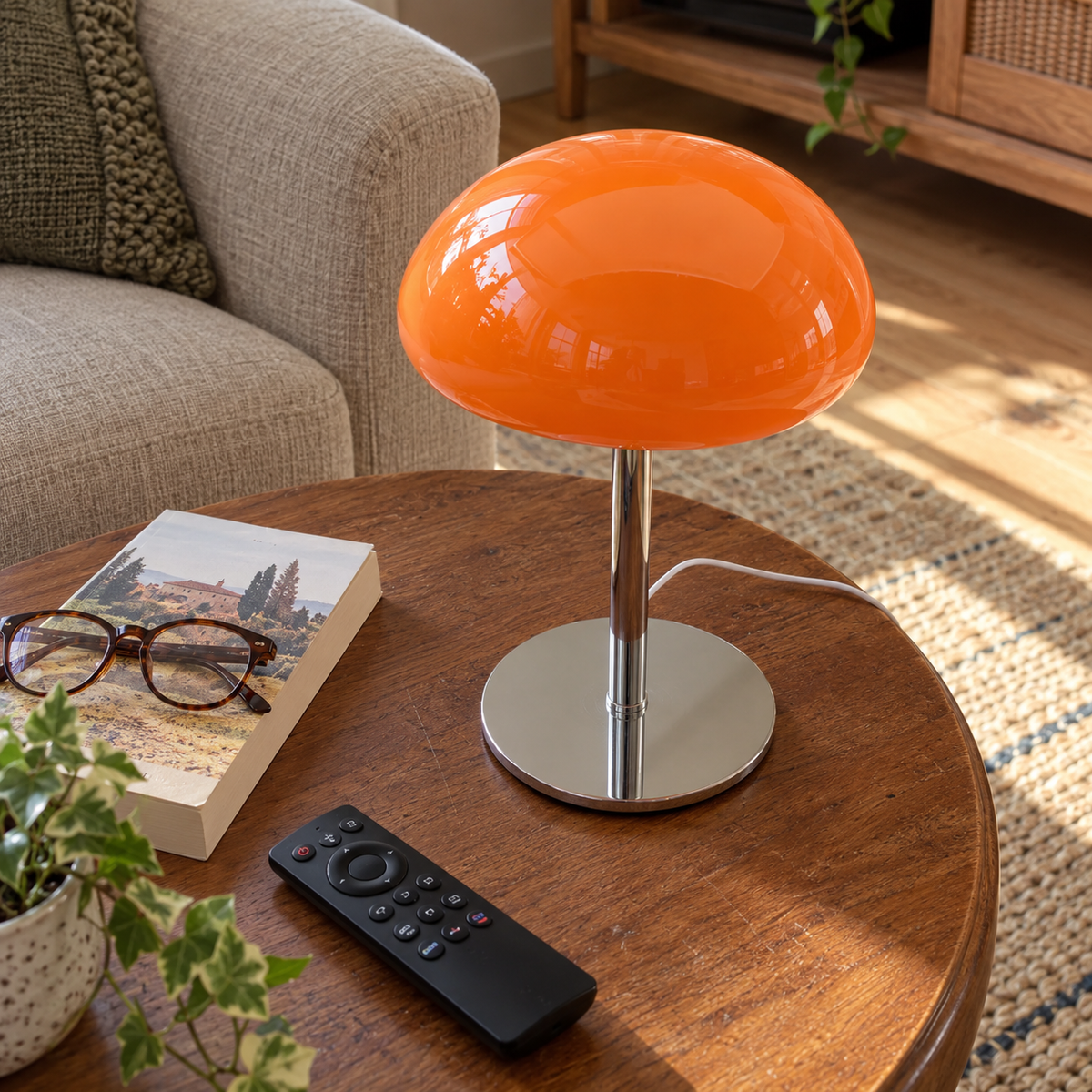 Lavisa - Cloud Glass Bedside Table Lamp with Touch Dimming