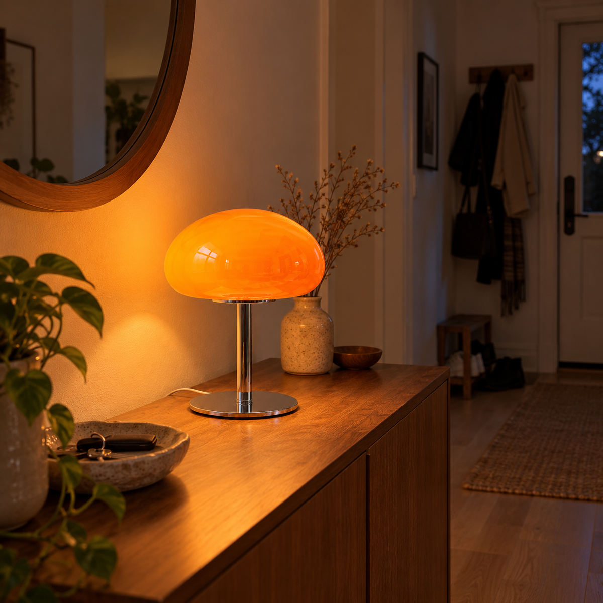 Lavisa - Cloud Glass Bedside Table Lamp with Touch Dimming