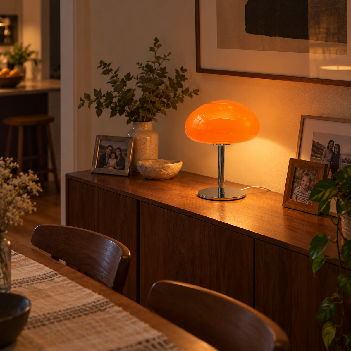 Lavisa - Cloud Glass Bedside Table Lamp with Touch Dimming
