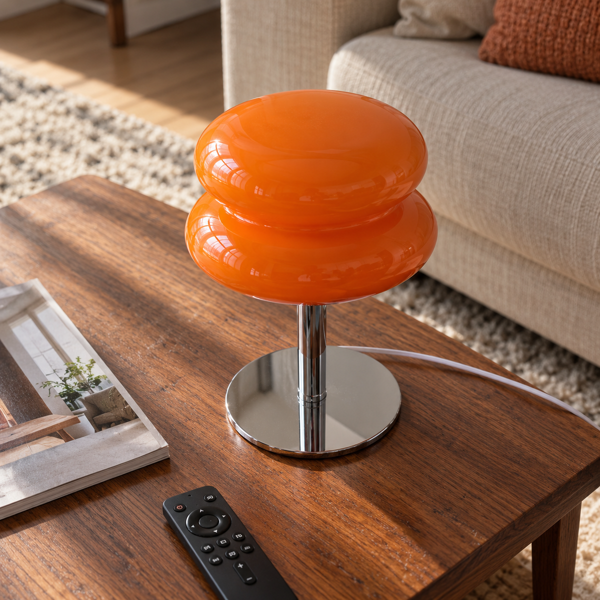 Lavisa - Sculptural Glass Table Lamp