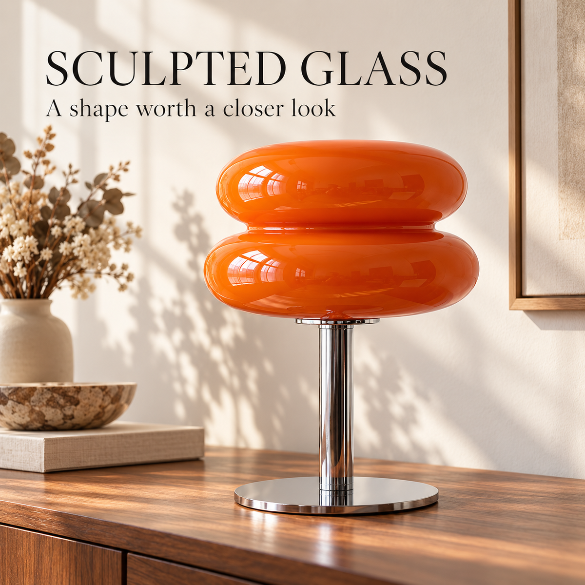 Lavisa - Sculptural Glass Table Lamp