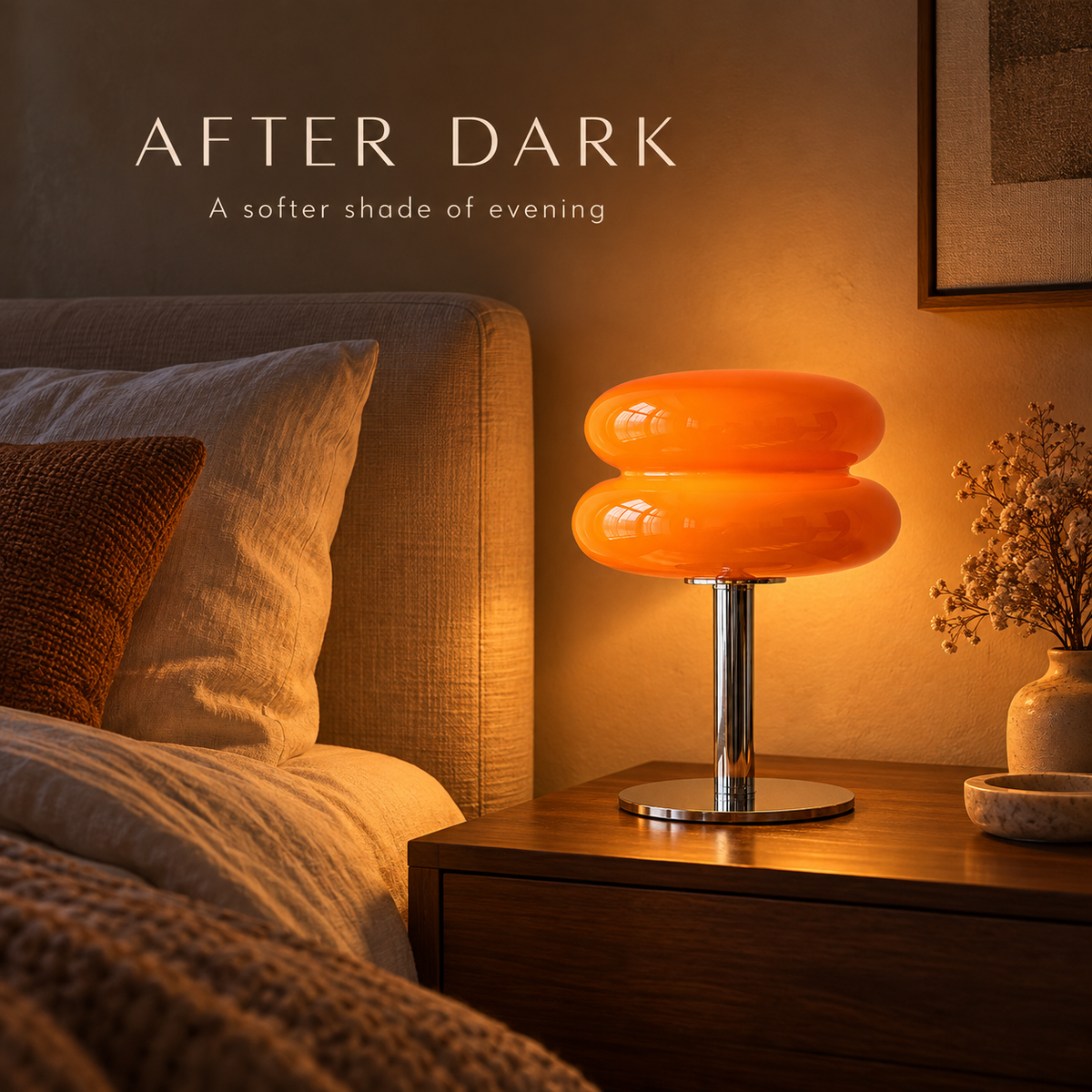 Lavisa - Sculptural Glass Table Lamp