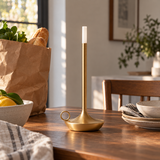 Lavisa - Portable Cordless Candle Table Lamp