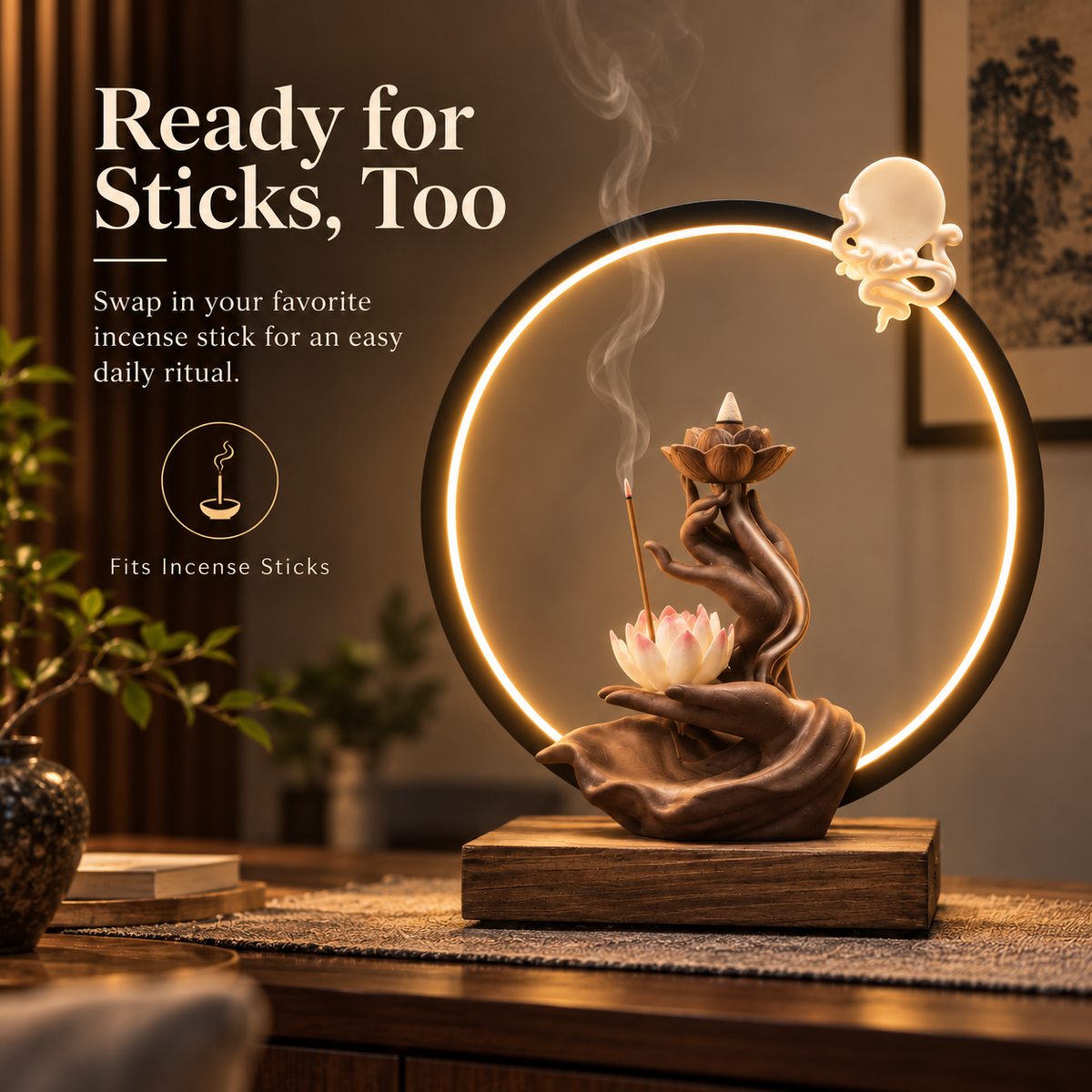 Lavisa - Calming Incense Lamp