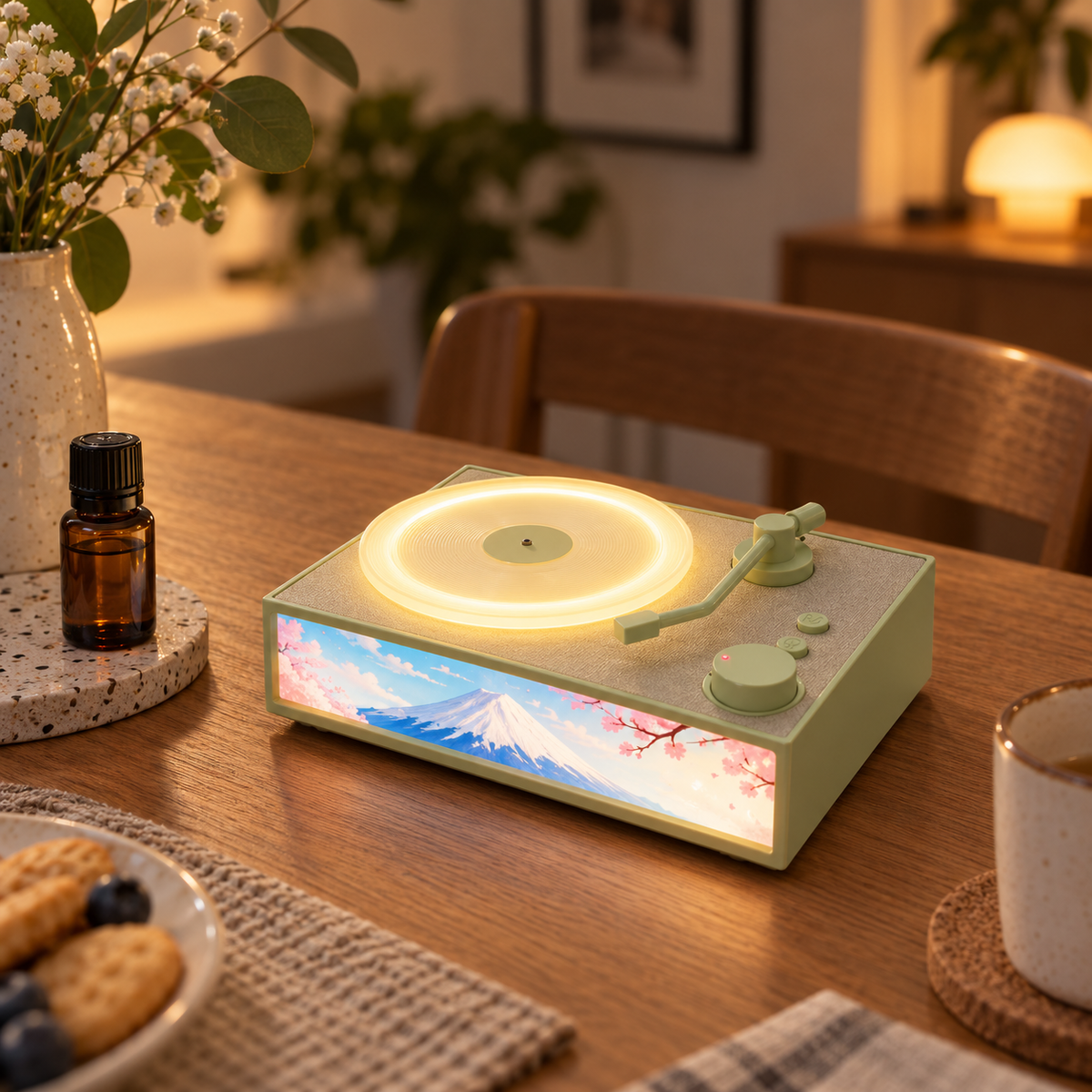 Lavisa - Retro Bluetooth Speaker and Ambient Lamp