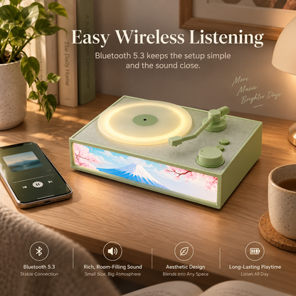 Lavisa - Retro Bluetooth Speaker and Ambient Lamp