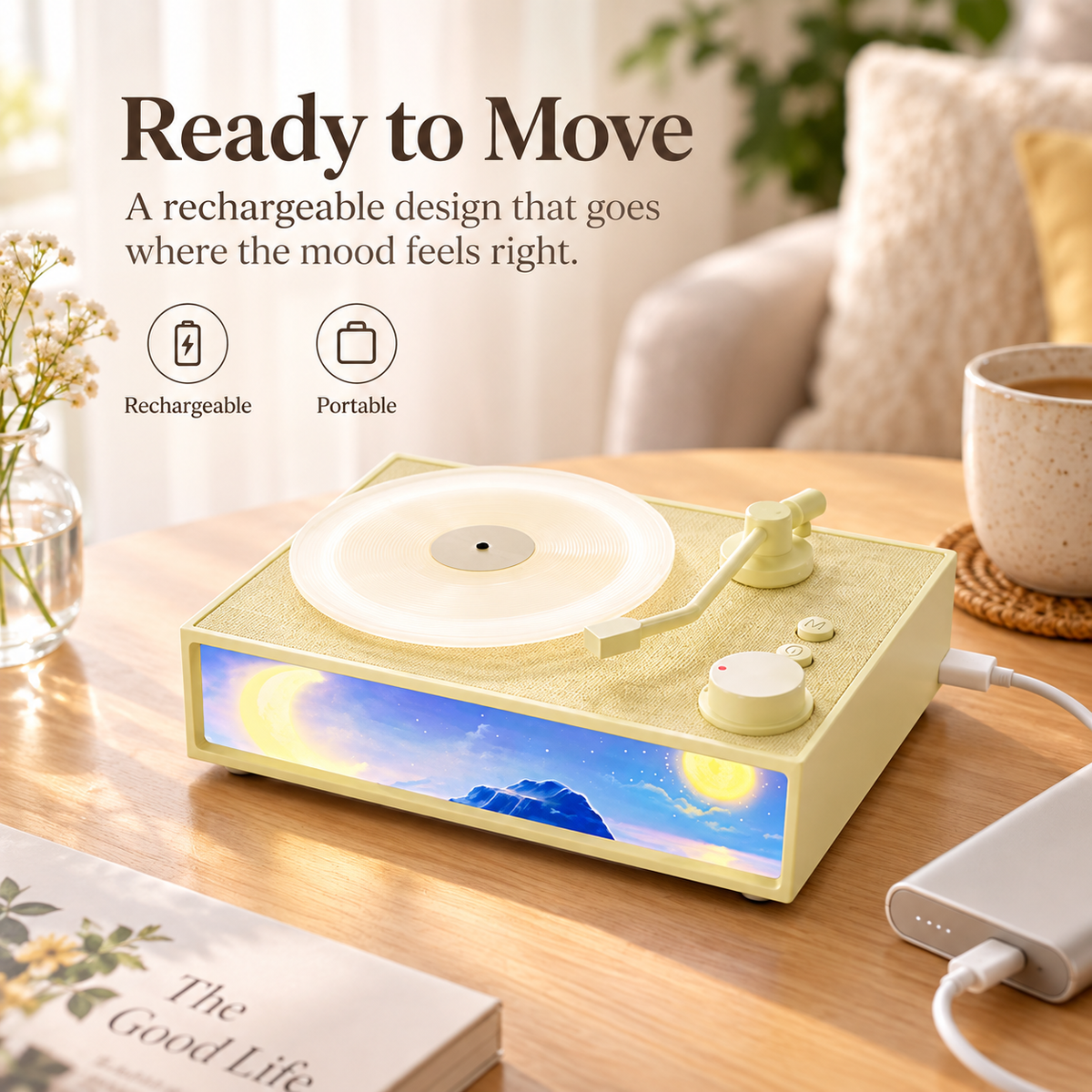 Lavisa - Retro Bluetooth Speaker and Ambient Lamp