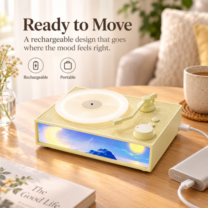 Lavisa - Retro Bluetooth Speaker and Ambient Lamp