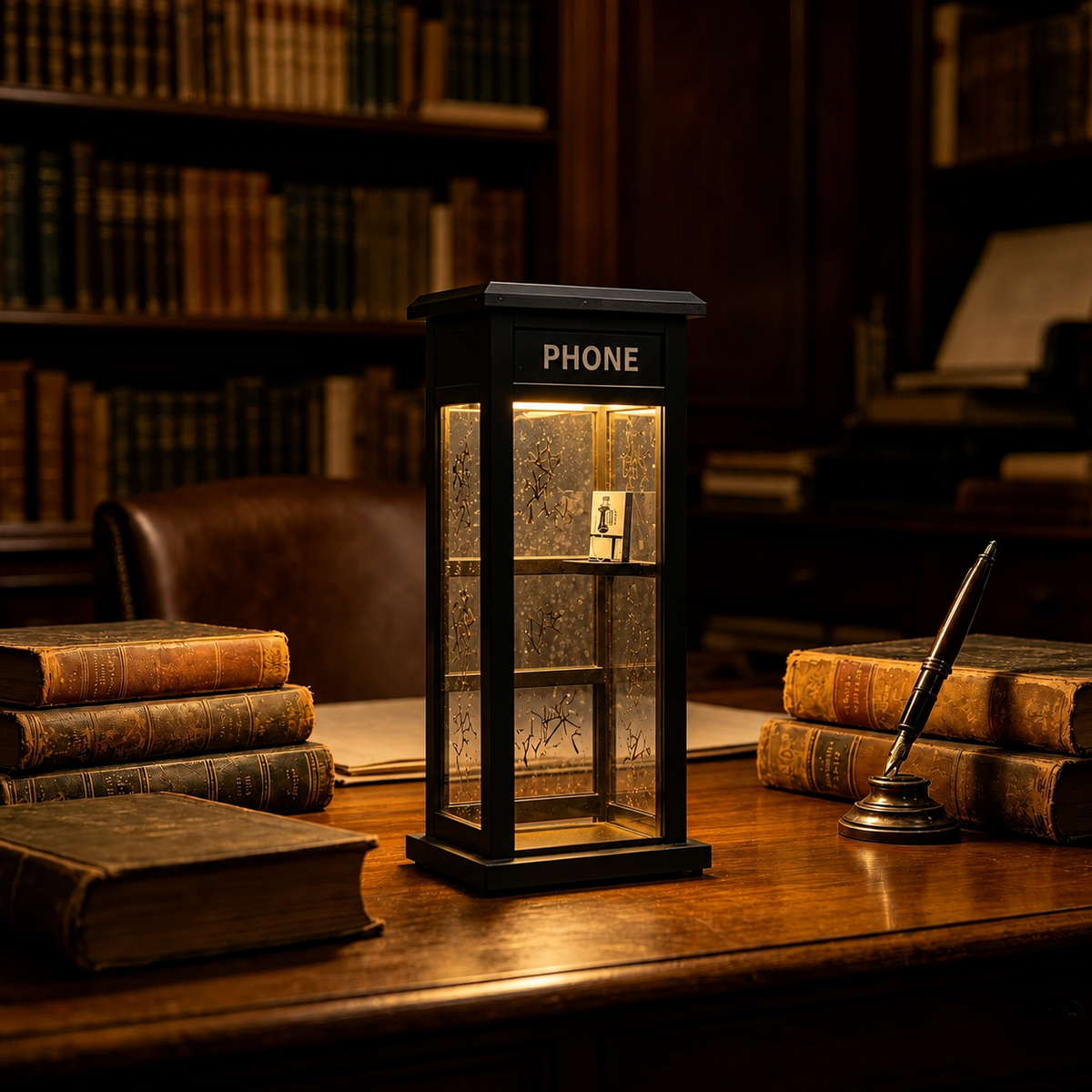 Lavisa - Vintage Phone Booth Ambient Night Lamp
