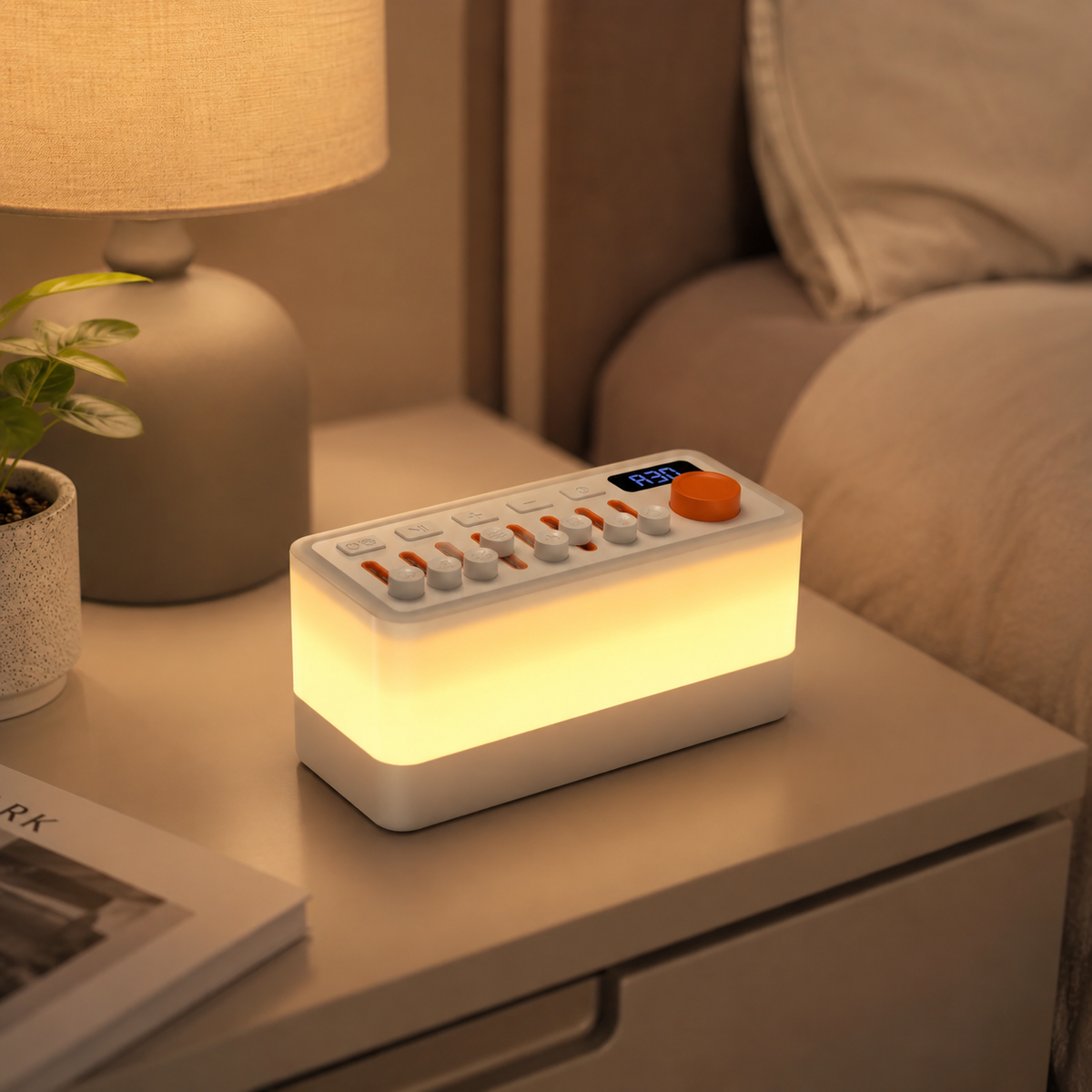 Lavisa - White Noise Sound Machine and Night Light