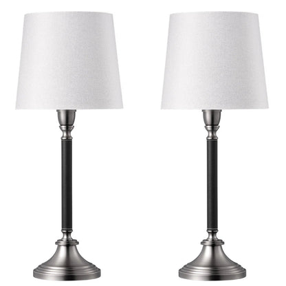 Lavisa - Classic Metal Table Lamp Set for Bedroom and Living Room