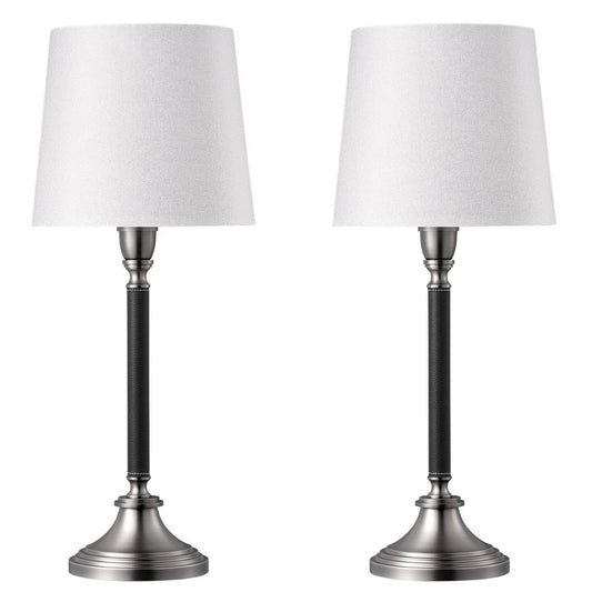 Lavisa - Classic Metal Table Lamp Set for Bedroom and Living Room