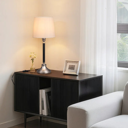 Lavisa - Classic Metal Table Lamp Set for Bedroom and Living Room