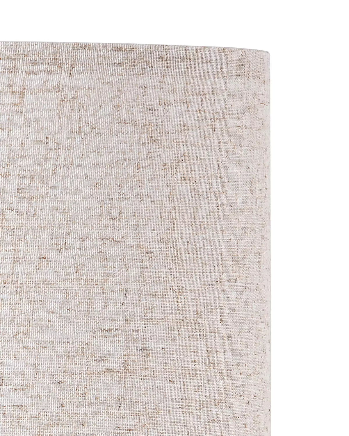 Lavisa - Satin Nickel and Wood Table Lamp with Beige Linen Shade