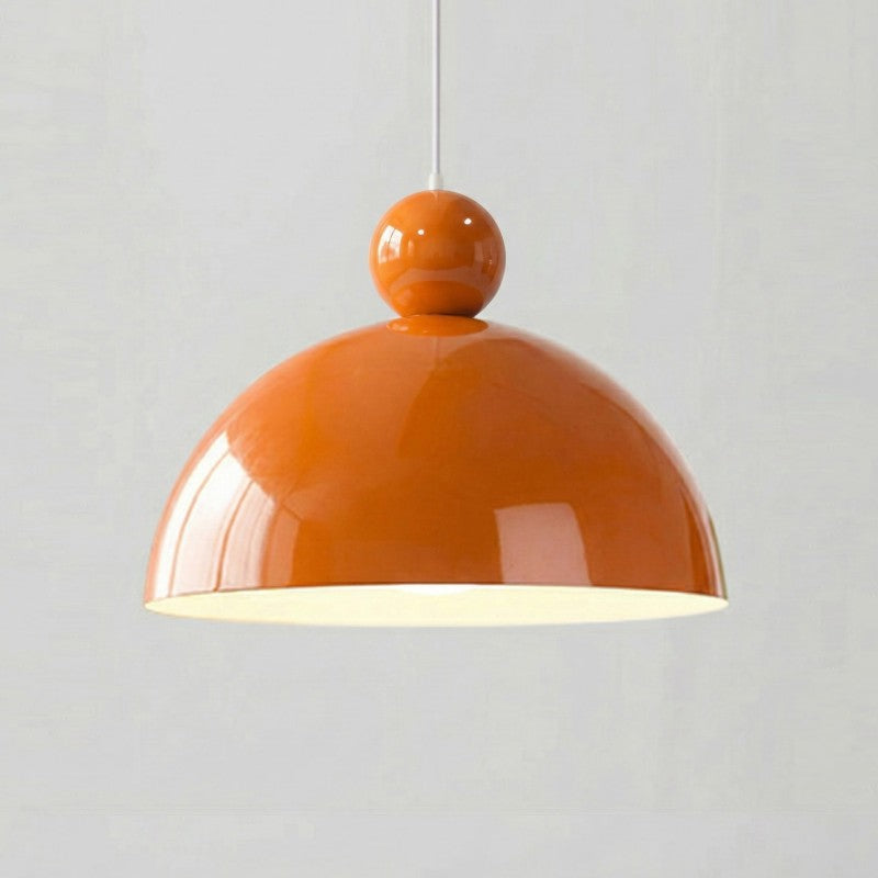 Lavisa Contemporary Colorful Iron Pendant Light for Modern Kitchens - D 13.8″ x H 10.2″ / D 35cm x H 26cm