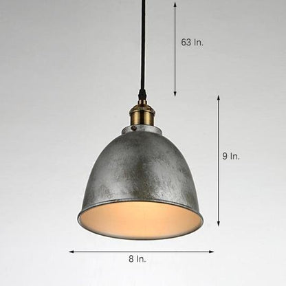 Lavisa - Rustic Metal Dome Pendant Light for Kitchen Island