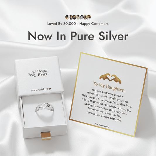 Lavisa - Daughter Pure Silver Ring - Meaningful Family Keepsake Jewelry