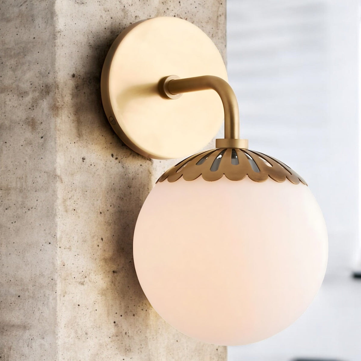 Lavisa - Modern Globe LED Wall Light