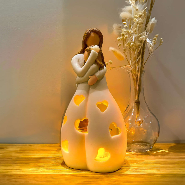 Lavisa - Eternal Love Mother and Daughter Figurine Light