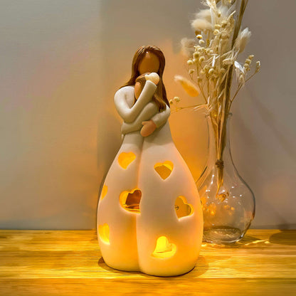 Lavisa - Eternal Love Mother and Daughter Figurine Light