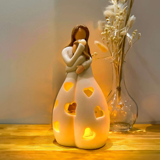 Lavisa - Eternal Love Mother and Daughter Figurine Light