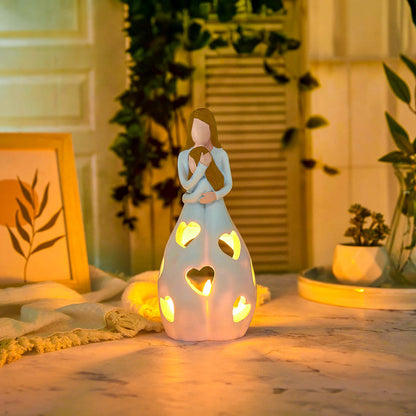Lavisa - Eternal Love Mother and Daughter Figurine Light