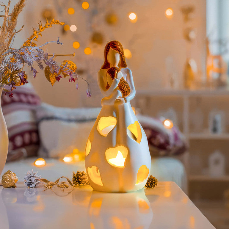Lavisa - Eternal Love Mother and Daughter Figurine Light